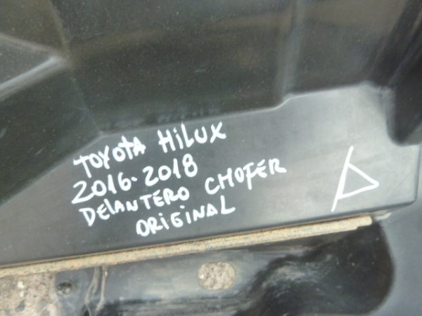 Guardafango toyota hilux revo 2016 2018 delantero chofer daños - Imagen 5