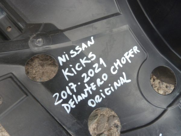 Guardafango nissan kicks 2017 2021 delantero chofer daños - Imagen 3