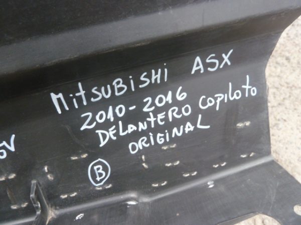 Guardafango mitsubishi asx 2010 2016 delantero copiloto original - Imagen 3