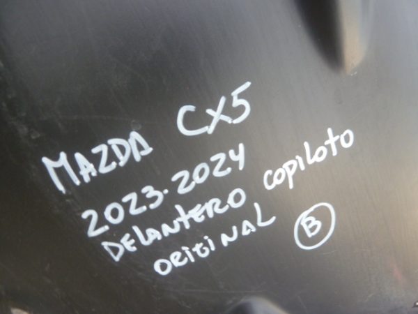 Guardafango mazda cx5 2023 2024 delantero copiloto original - Imagen 4