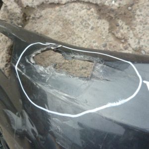 parachoque volkswagen golf gti 2015 2017 delantero – daños