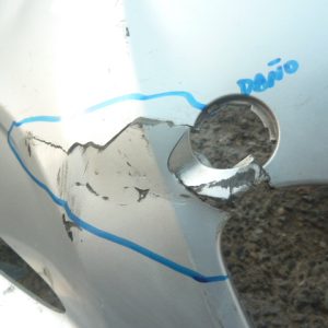 parachoque hyundai accent rb 2012 2019 delantero – daños