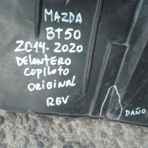 Guardafango mazda bt50 2014 2020 delantero copiloto daños
