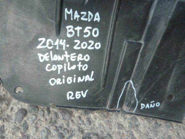 Guardafango mazda bt50 2014 2020 delantero copiloto daños - Imagen 2