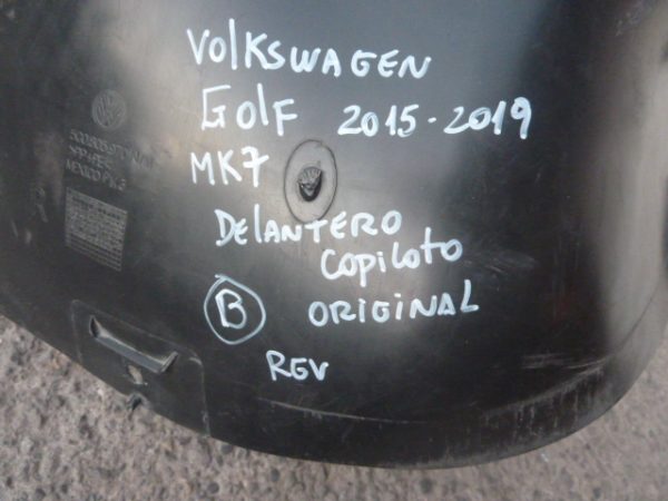 Guardafango volkswagen golf 2015 2019 delantero copiloto - Imagen 3
