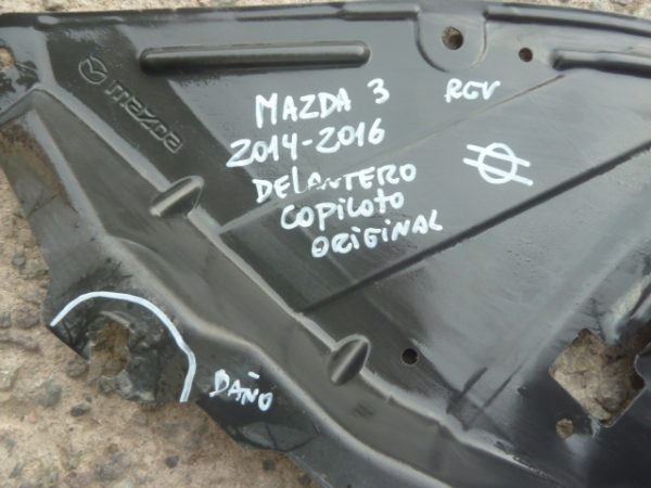 Guardafango mazda 3 2015 2018 delantero copiloto daños - Imagen 2