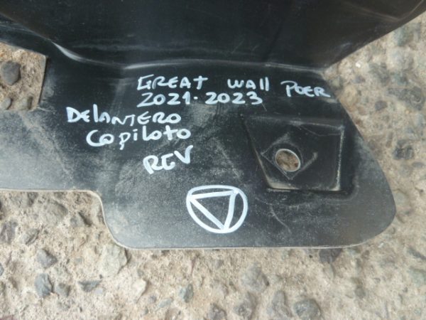Guardafango great wall poer 2021 2023 delantero copiloto daños - Imagen 5
