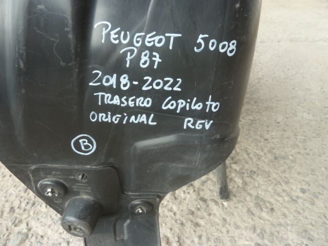 Guardafango peugeot 5008 p87 2018 2022 trasero copiloto - Imagen 2