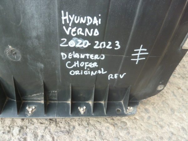 Guardafango hyundai verna 2020 2023 delantero chofer daños - Imagen 3