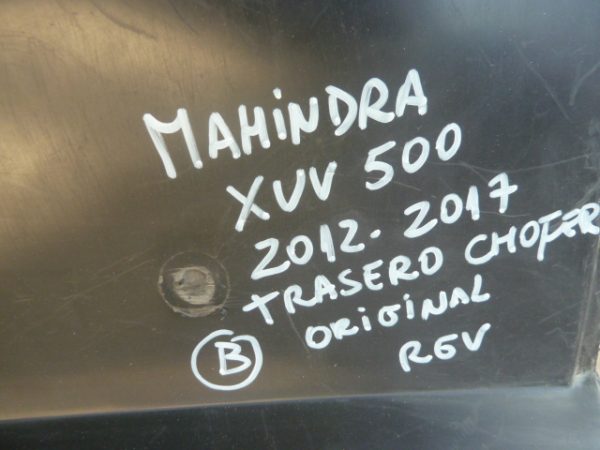 Guardafango mahindra xuv500 2012 2017 trasero chofer - Imagen 3