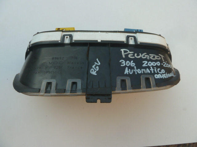 Sinóptico juego relojes instrumentos peugeot 306 2001 automatico - Imagen 2