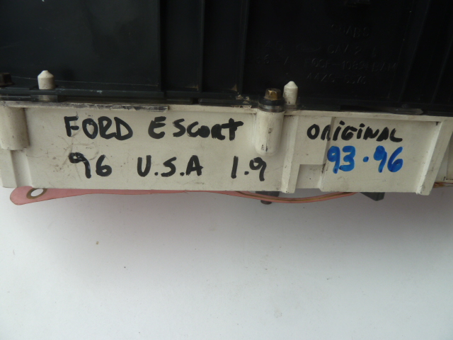 Sinóptico juego relojes instrumentos escort americano 1.9 93-96 - Imagen 3