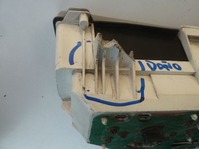 Sinóptico juego relojes instrumentos toyota corolla 1988 1992 - Imagen 3