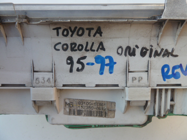 Sinóptico juego relojes instrumentos corolla 1995 1997 - Imagen 5