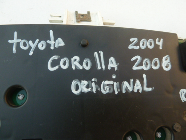 Sinóptico juego relojes instrumentos toyota corolla 2004 2008 - Imagen 5