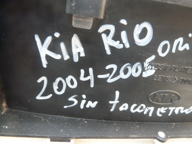 Sinóptico juego relojes instrumentos kia rio 2004 2005 - Imagen 4