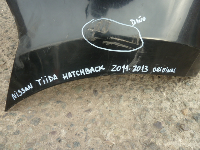 parachoque nissan hatchback 2011 2013 trasero - daños - Imagen 2