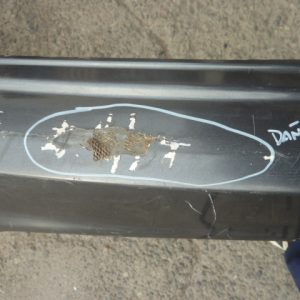 parachoque kia rio sedan 2012 2014 trasero – daños