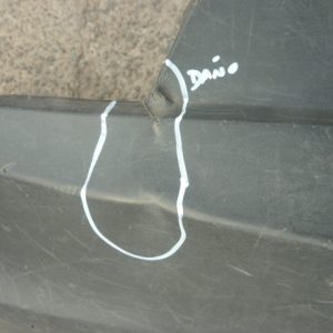 Parachoque chevrolet tracker 2020 2021 trasero – daños