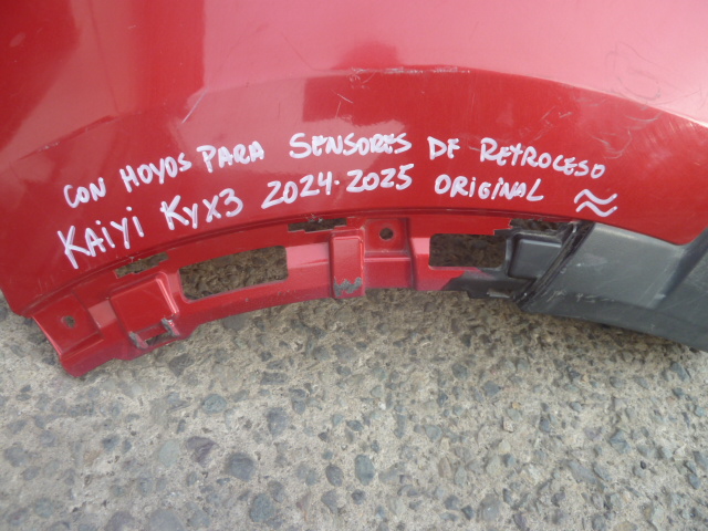 Parachoque kaiyi kyx3 2024 2025 trasero - daños - Imagen 12