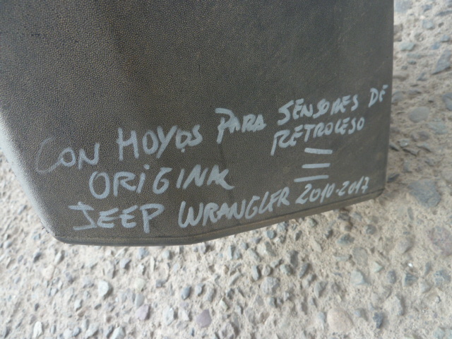 Parachoque jeep wrangler 2010 2014 2017 trasero - daños - Imagen 5