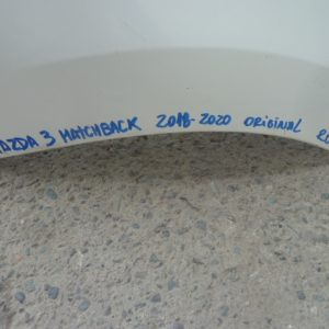 Parachoque mazda 3 hatchback 2018 2019 2020 trasero – daños
