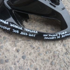 parachoque peugeot 308 2023 2025 trasero  inferior – daños