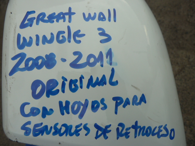 Parachoque great wall wingle 3 2008 2011 trasero - daños - Imagen 5