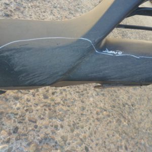 Parachoque toyota rav4 2014 2015 inferior delantero daños