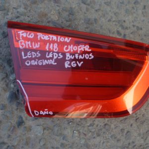 Foco trasero bmw 118 2018 2019 de portalon chofer daños