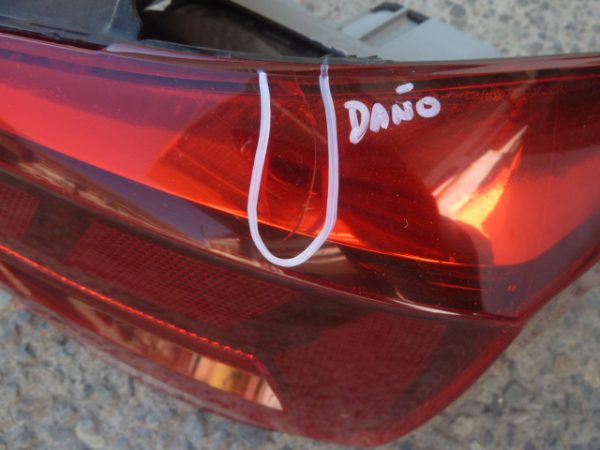 Foco volkswagen polo hatchback 2019 2024 trasero copiloto daños - Imagen 2