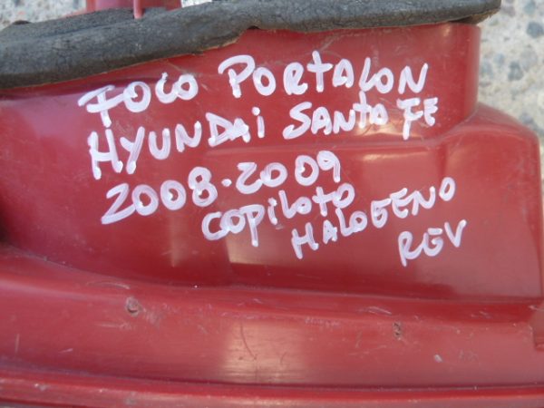 Foco hyundai santa fe 2008 2009 de portalón copiloto - daños - Imagen 3