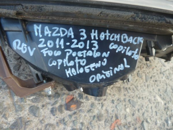 Foco mazda 3 hatchback 2011 2013 de portalon copiloto daños - Imagen 4