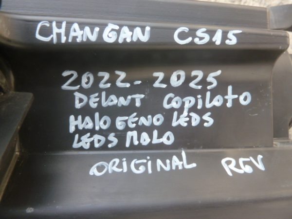 optico changan cs15 2022 2025 copiloto halog/leds - dañado - Imagen 6