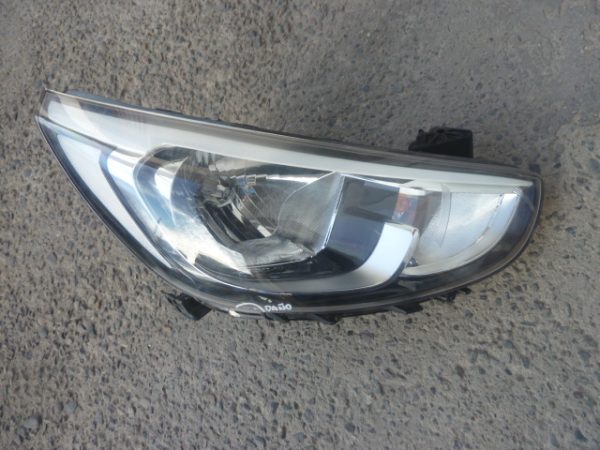 optico hyundaai accent rb 2016 2018 copiloto halogeno - daños