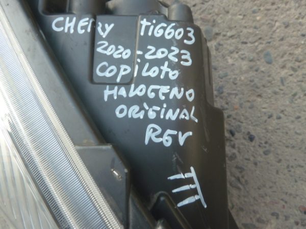 optico chery tiggo 3 2020 2023  copiloto halogeno - daños - Imagen 3