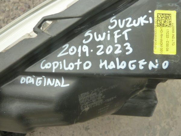 optico suzuki swift 2019 - 2023 copiloto halogeno - daños - Imagen 4