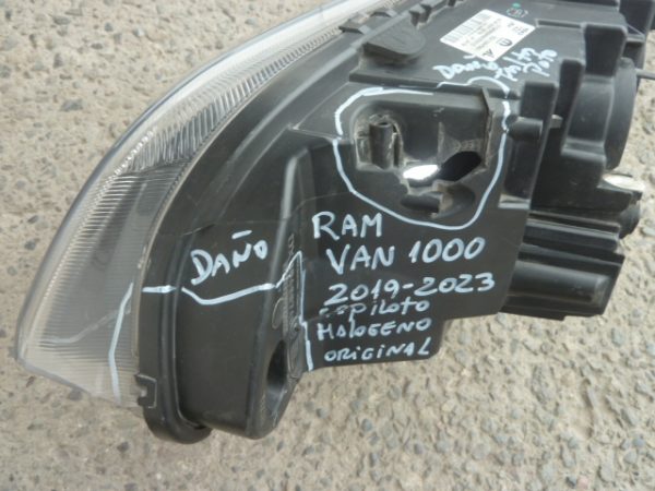 optico ram van 1000 van1000 2017 2023 copiloto halógeno  - daños - Imagen 3