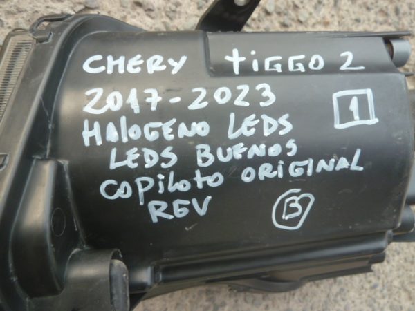 optico chery tiggo 2 2017 2023 copiloto halógeno/leds original - Imagen 2