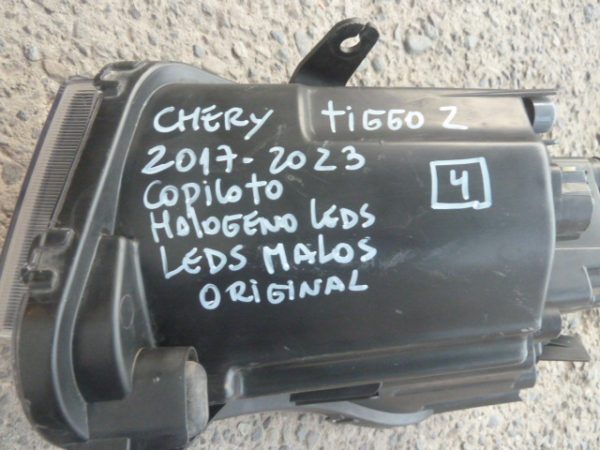 optico chery tiggo 2 2017 2023 copiloto halógeno/ leds(malos) - dañado - Imagen 4