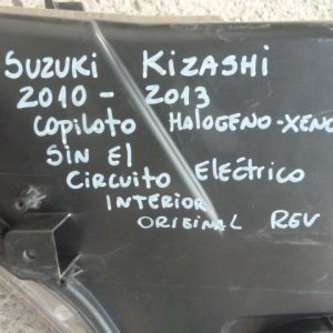 optico suzuki kizashi 2010 2013 halogeno/xenón copiloto – daños