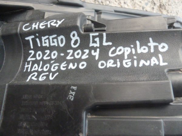 optico chery tiggo 8 gl 2020 2024 halogeno copiloto - daños - Imagen 2