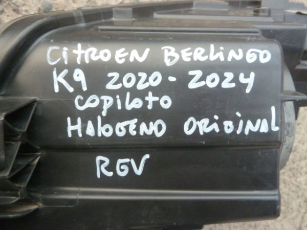 optico citroen berlingo k9 2020 2024 halogeno copiloto - daños - Imagen 4