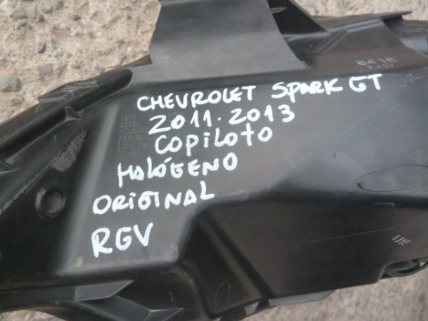 optico chevrolet spark gt 2010 2012 halogeno copiloto - daños - Imagen 3