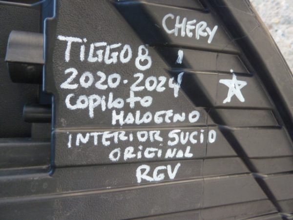 optico chery tiggo 8 2020 2024 halogeno copiloto - daños - Imagen 3
