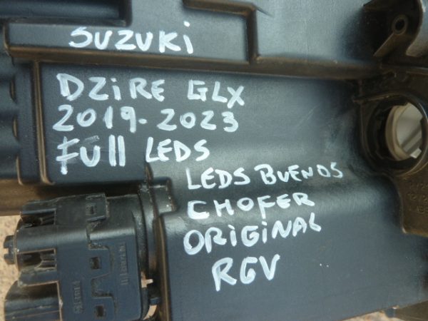 optico suzuki dzire glx 2019 2023 chofer full leds - dañado - Imagen 2