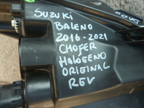 optico suzuki baleno 2016 2021 chofer halógeno - dañado - Imagen 3