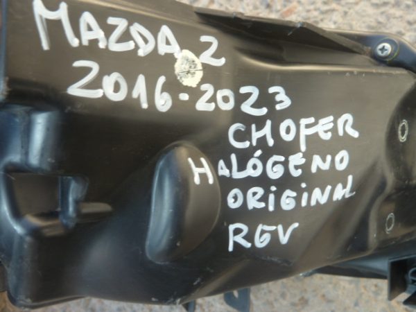optico mazda 2 2016 2023 chofer halógeno - dañado - Imagen 2