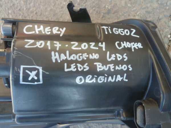 optico tiggo 2 2017 2024 chofer halógeno/leds - dañado - Imagen 3