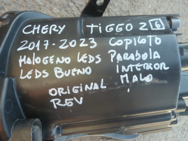 optico tiggo 2 2019 2023 copiloto halógeno/leds - dañado - Imagen 2